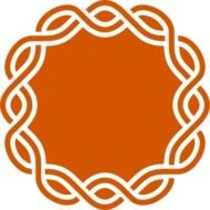 Orange Border Clip Art N3