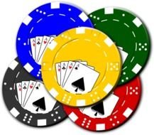 Casino Poker Chips Clip Art N6