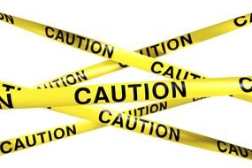 Sign Caution drawing