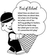End Of School Year Poems N2