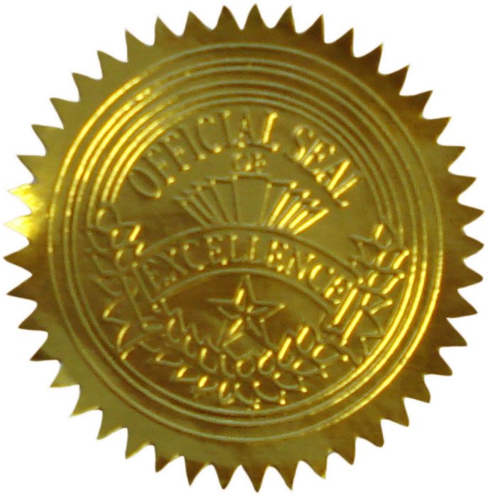 Certificate Seal Clip Art N3