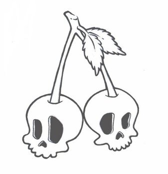 Cherry Skulls Tattoo Design