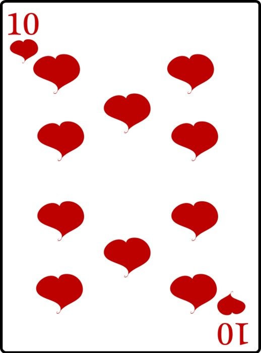 Playing Cards Heart Clip Art N8