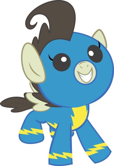 clipart of the cute blue pony
