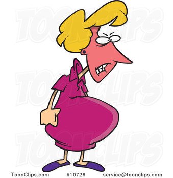 Cartoon Pregnant Lady