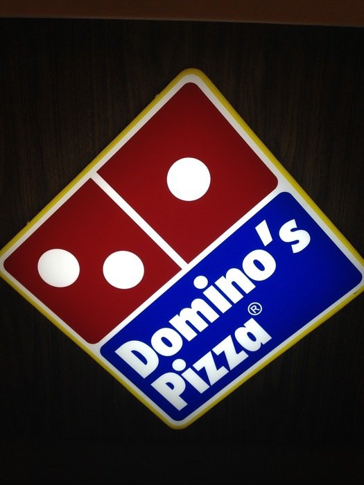 Domino’s Pizza, Old Logo in darkness