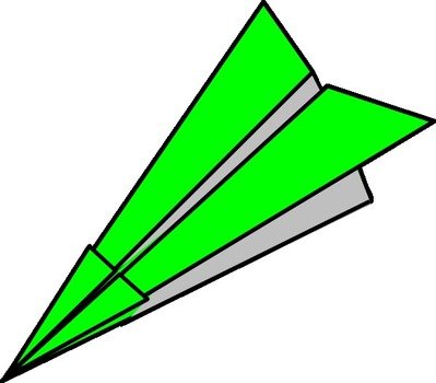 Paper Airplane Clip Art N28