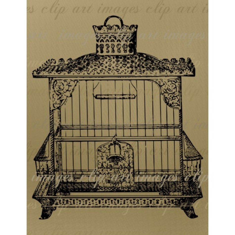 Bird Cage Clip Art N16