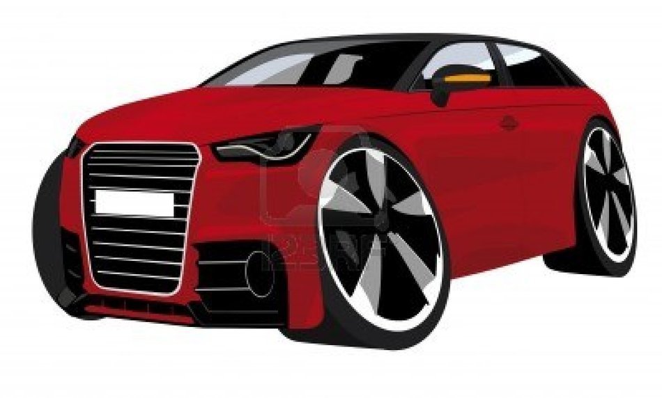 Cartoon Car as a picture for a clipart