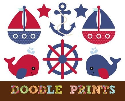Nautical Anchor Clip Art N23