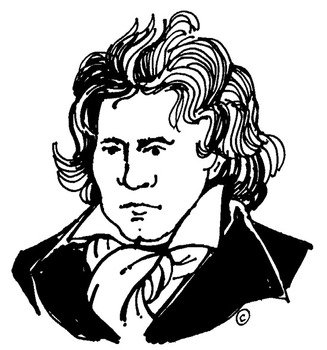 Beethoven Clip Art N3