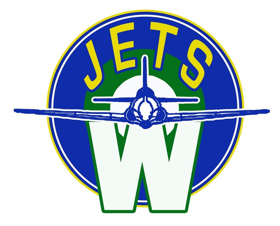 drawing of Blue jets World Logo