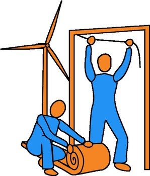 Wind Turbine Clip Art N17