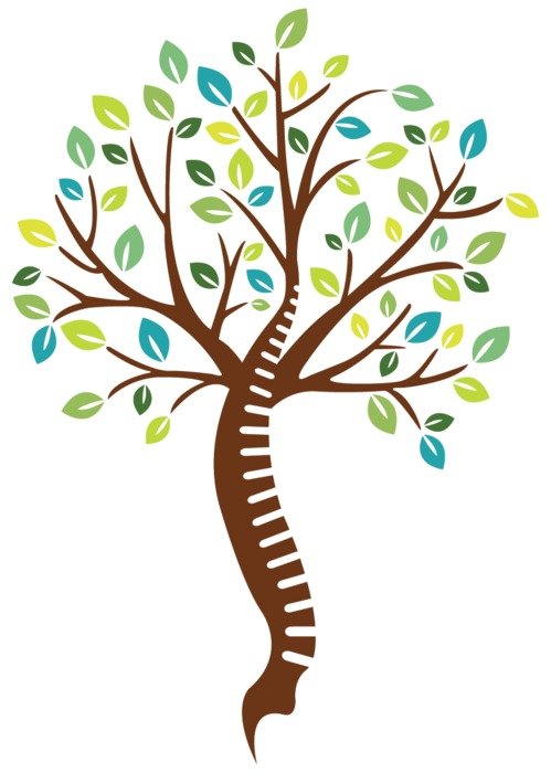 Clip art of Chiropractic tree