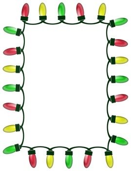 Christmas Light Border Clip Art Free N4