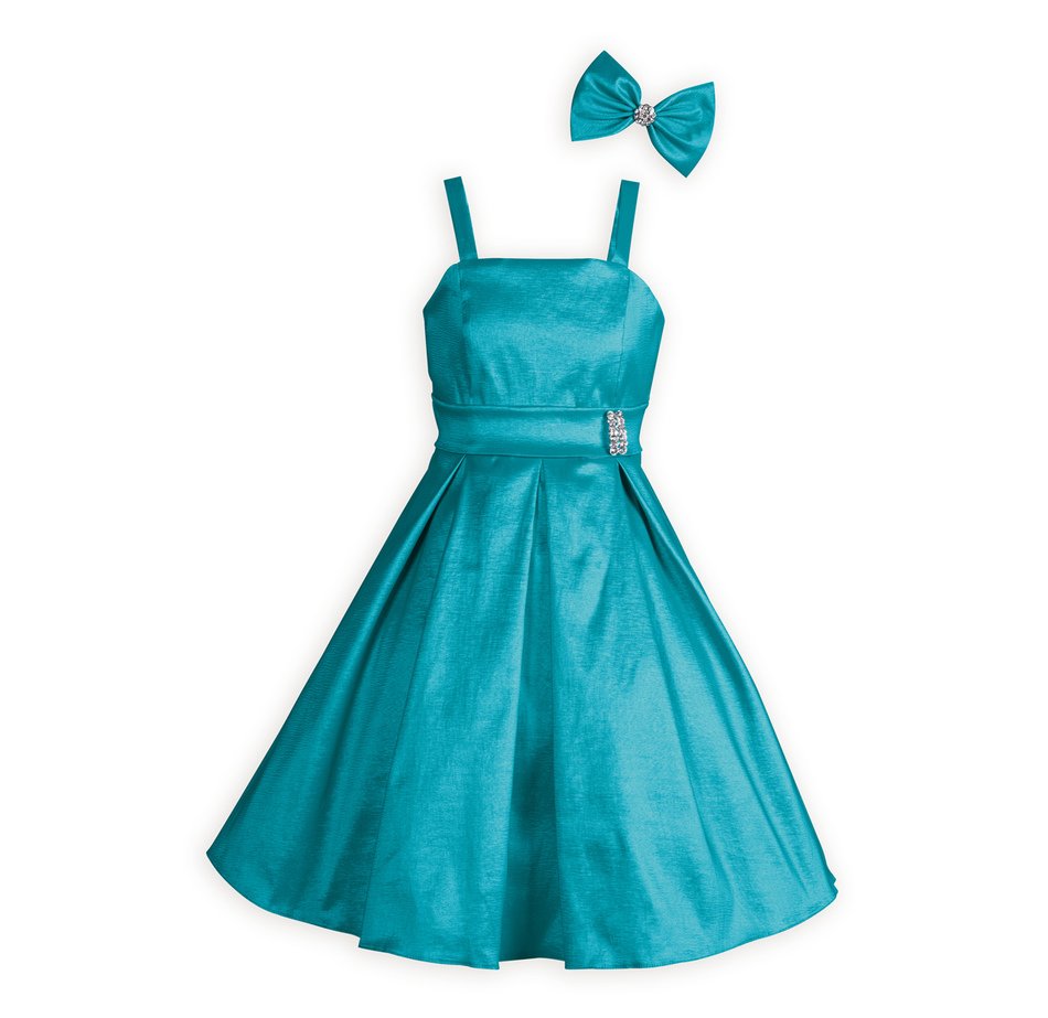 blue dress on a white background