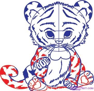 How To Draw Tigers Step By