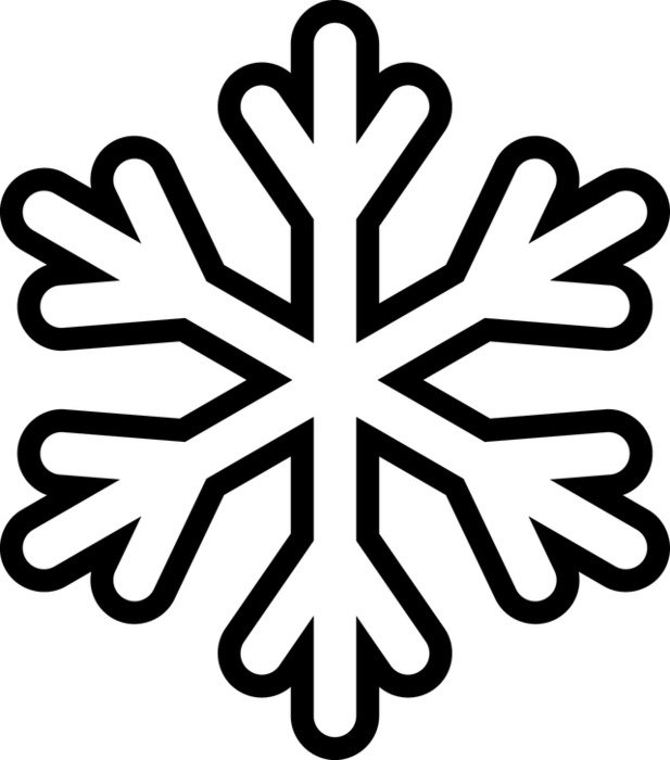 Snowflake Outline Clip Art
