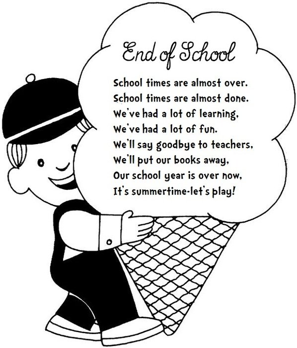 End Of School Year Poems N2