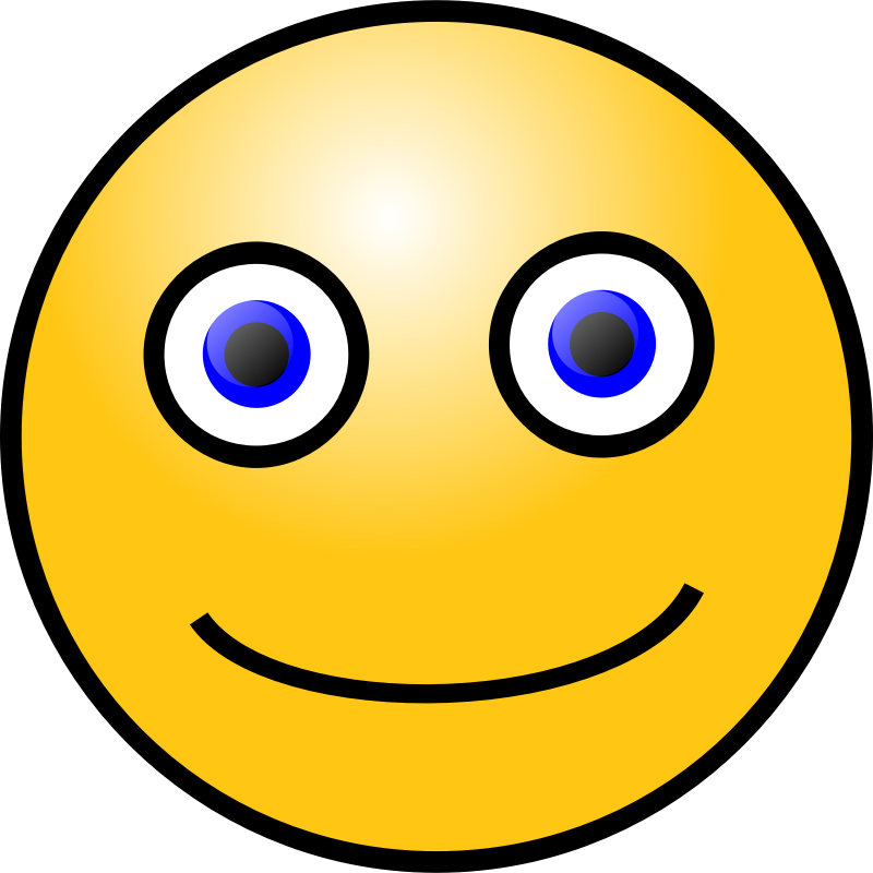 Yellow Happy Face Clip Art drawing free image download