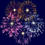 Transparent Fireworks Clip Art N3