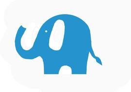 Baby Shower Elephant drawing