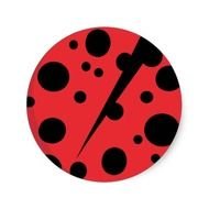 Red Polka Dots Ladybug Clip Art