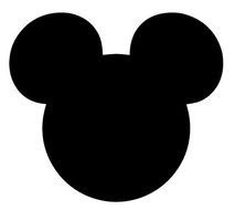 Mickey Mouse Head Silhouette N2