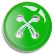 Button green Clip Art
