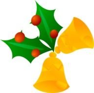 Christmas Bells Border Clip Art