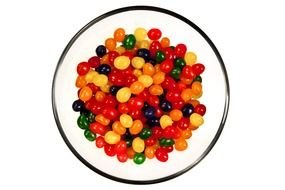 Bowl Of Jelly Beans Black darwing