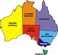 Australia Map Printable For Kids