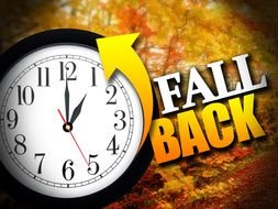 Daylight Savings Time as graphic image