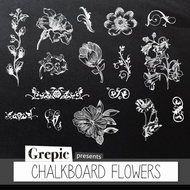 Chalkboard Flowers