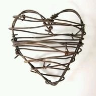 Barbed Wire Heart Clip Art N3