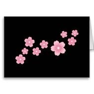 Cherry Blossom Card From Zazzlecom