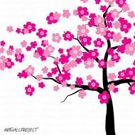 Cherry Blossom Tree Clip Art N6