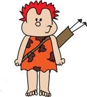 Cave Boy drawing