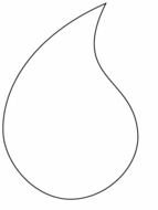 painted white blob in coloring book