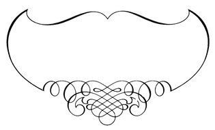 Vintage Border Frame drawing