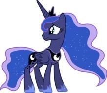 isolated Princess Luna