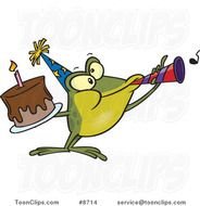 Frog Birthday Cartoons N2
