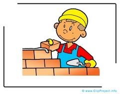 Bildtitel Baumeister Cartoon Clipart Free