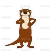 Cartoon River Otter N2