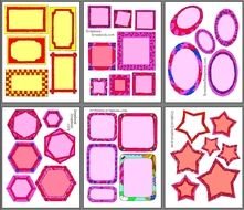 Art Clip Scrapbook Frames