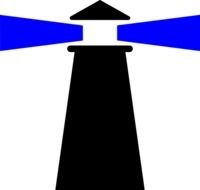 Blue Lighthouse Beacon Clip Art