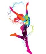 Cartoon Girl Dancing Jazz