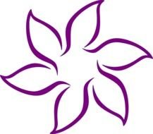 Purple Flower Clip Art N59