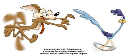 Road Runner Coyote Cartoon N2