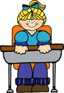 2nd Grade Clip Art drawing